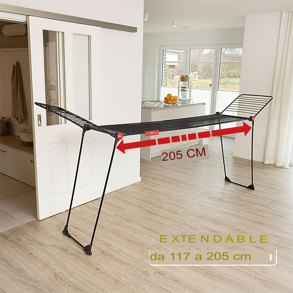Varal FoldMax™ – Compacto e Dobrável [Até 2M de Abertura]