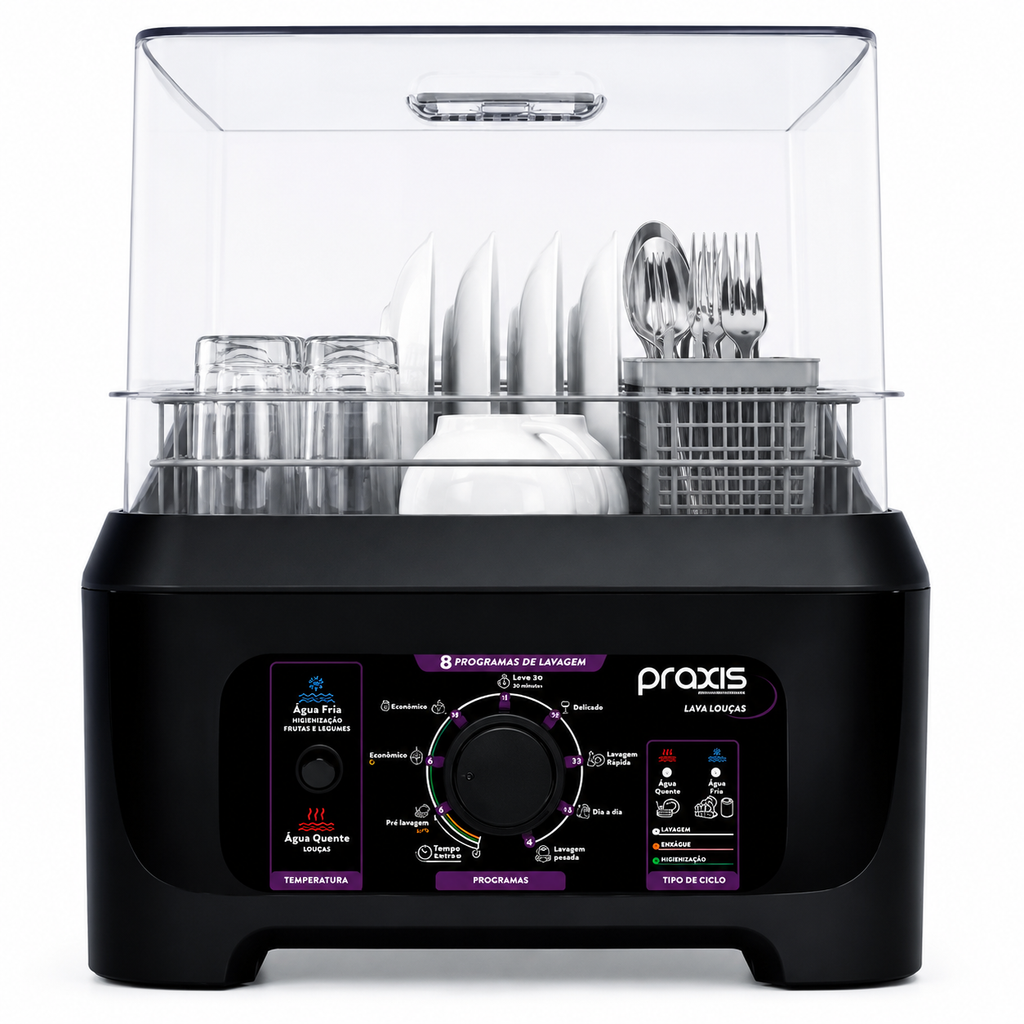 Lava-Louças Compacta Premium – Mais Tempo, Menos Louça [220V/127V]