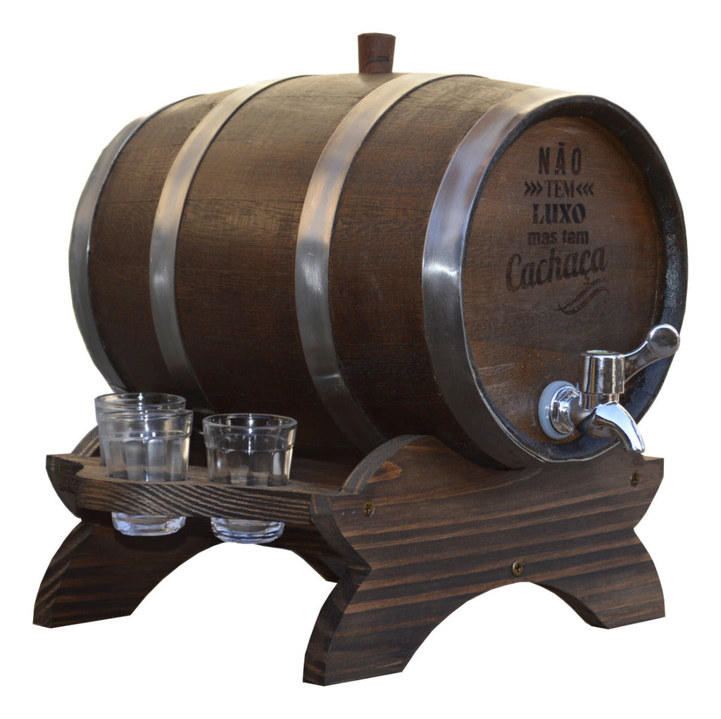 Barril Amburana [5 Litros](6 Copos Shot)(Personalizamos seu nome)