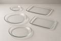 Conjunto 4 Travessas Vidro Temperado - Design Moderno